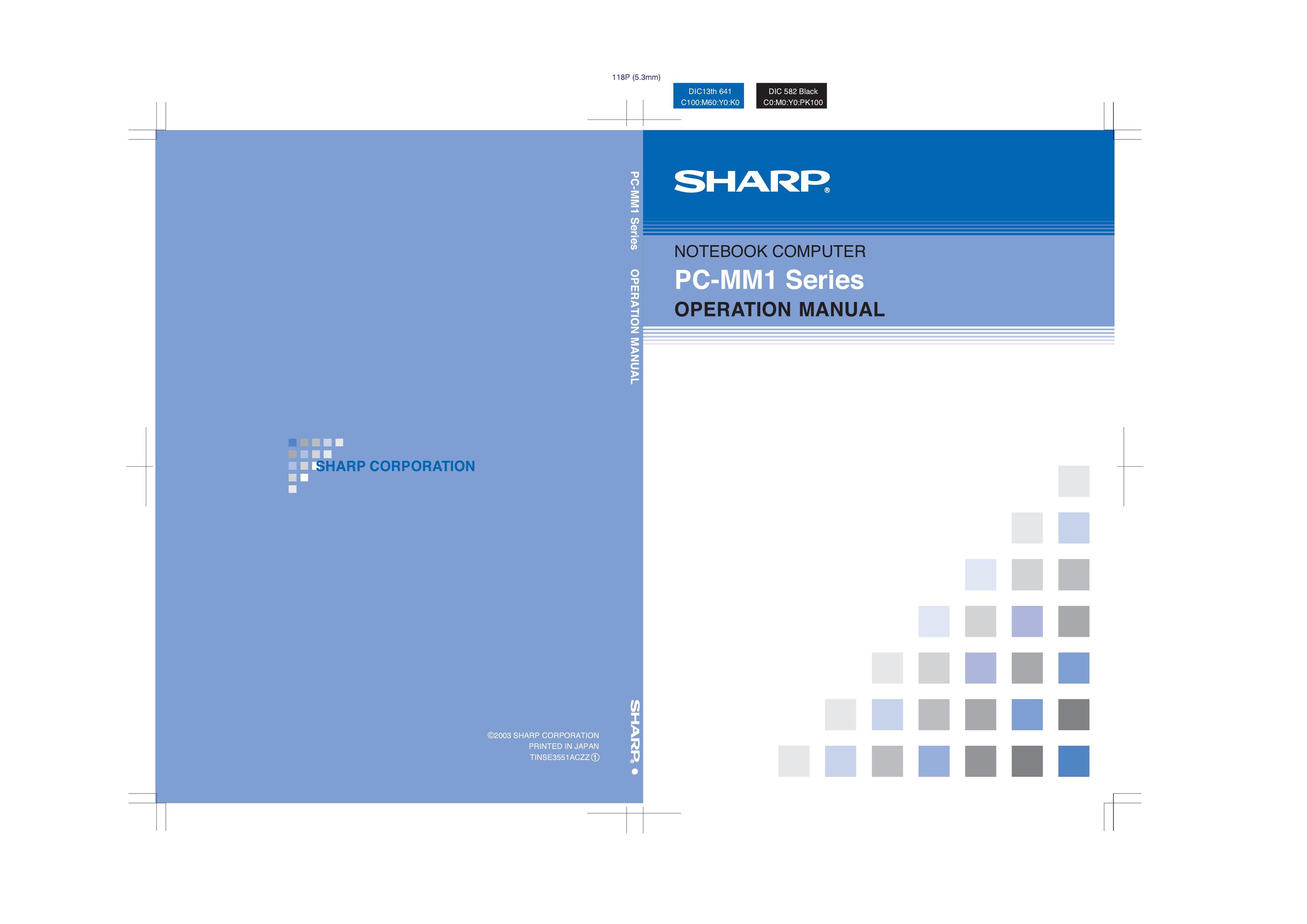 Sharp PC-MM1 Laptop User Manual