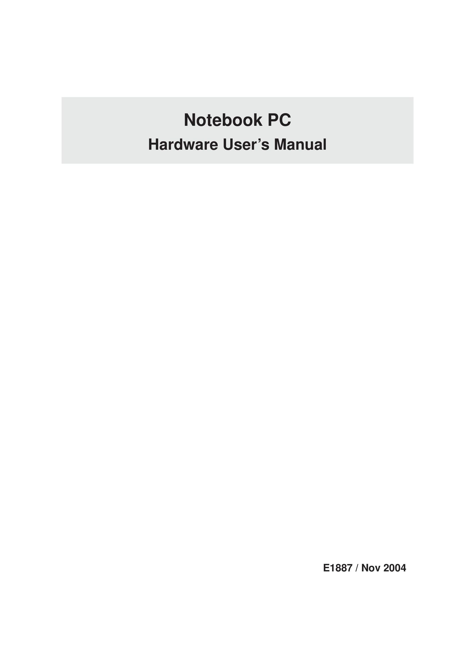 Slim Devices E1887 Laptop User Manual