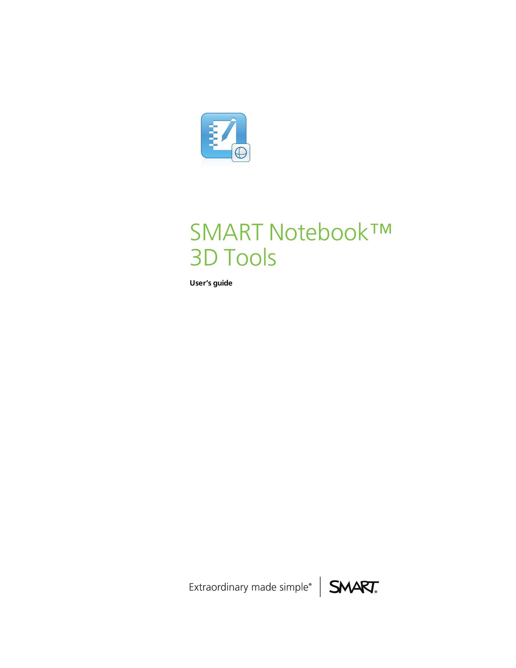 Smart Technologies 3D Tools Laptop User Manual