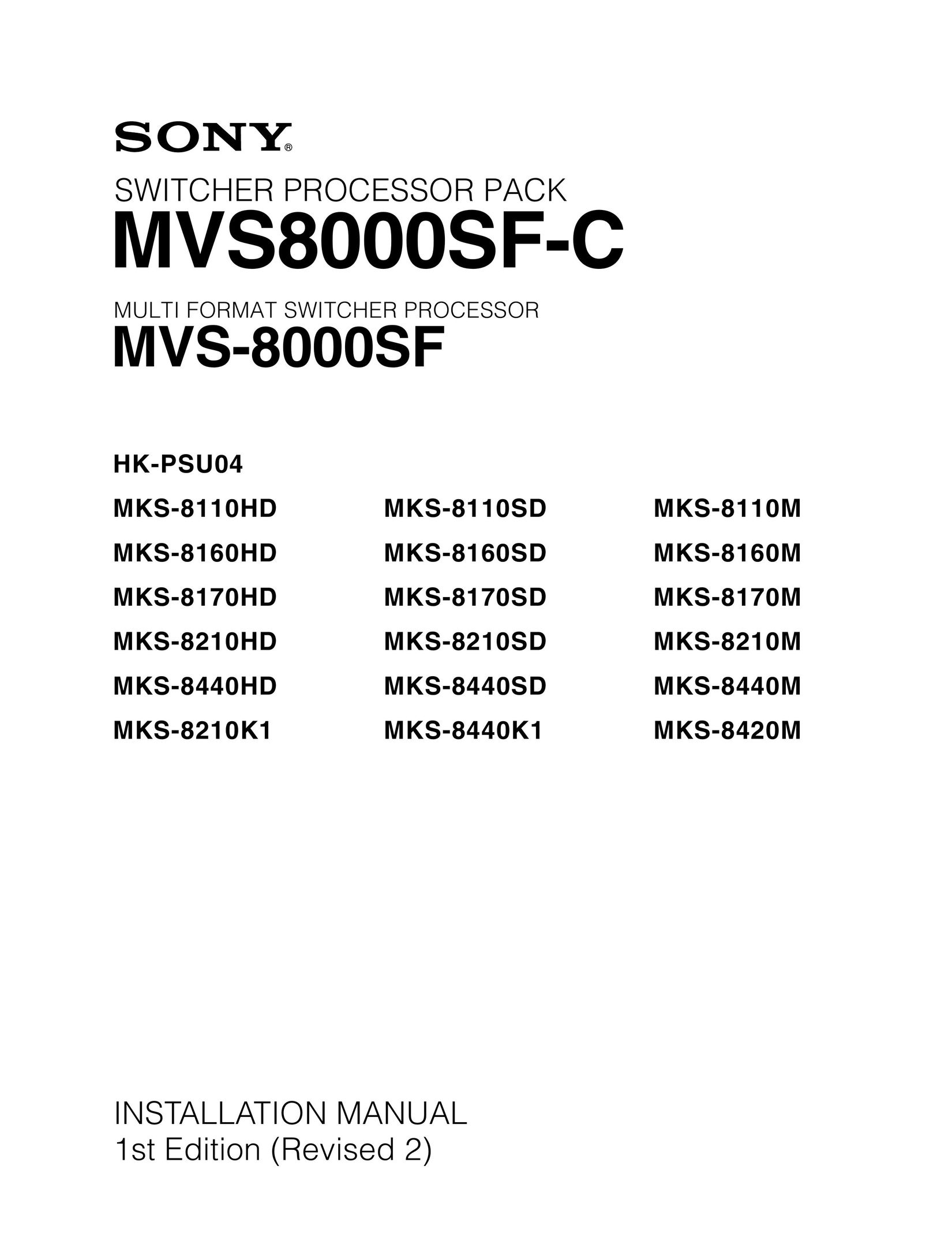 Sony MVS8000SF-C Laptop User Manual