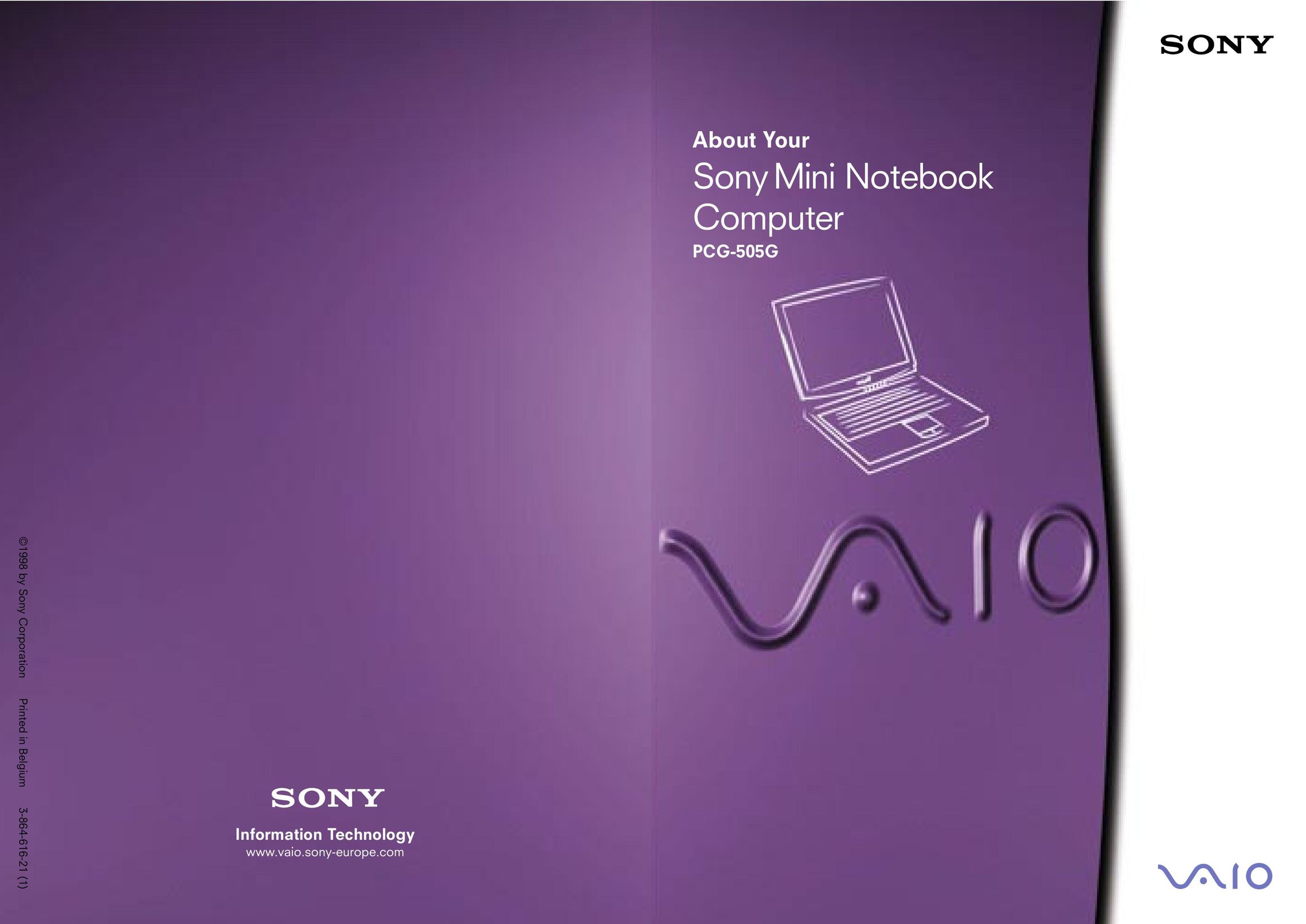 Sony PCG-505G Laptop User Manual