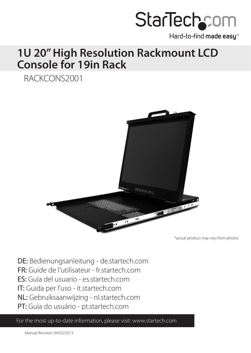 StarTech.com RACKCONS2001 Laptop User Manual