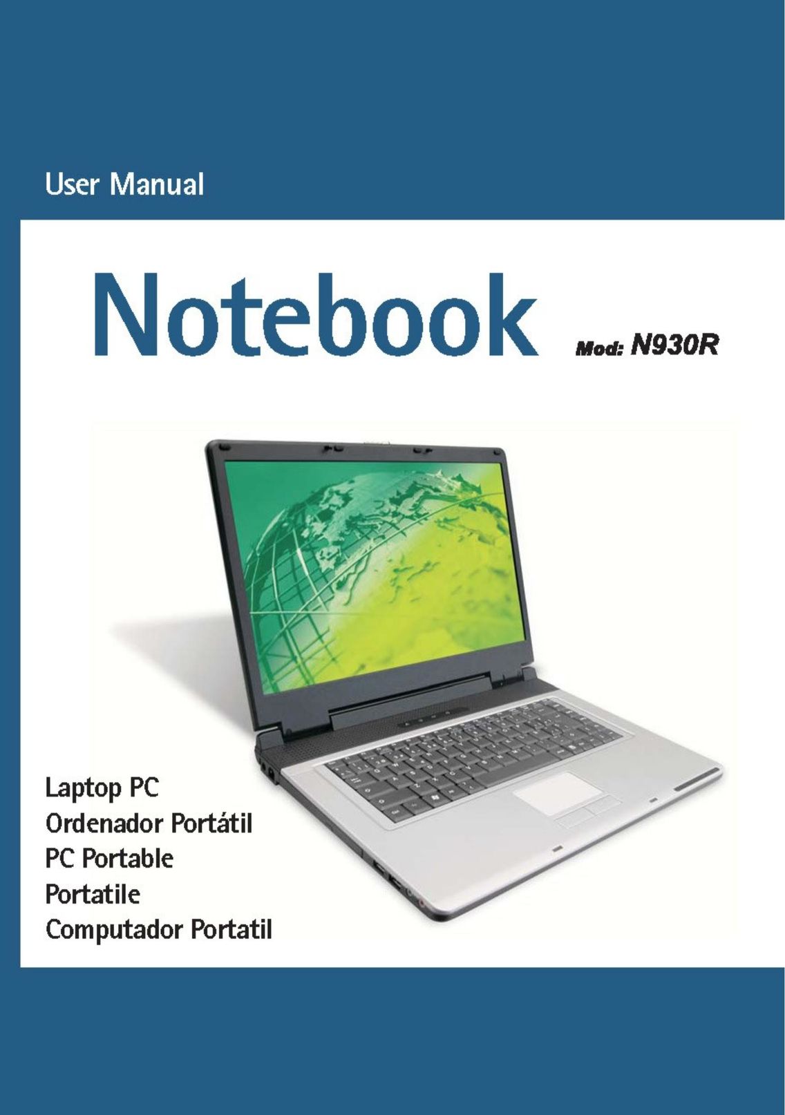 Taiwan Electrical & Electronic Manufacturers N930R Laptop User Manual