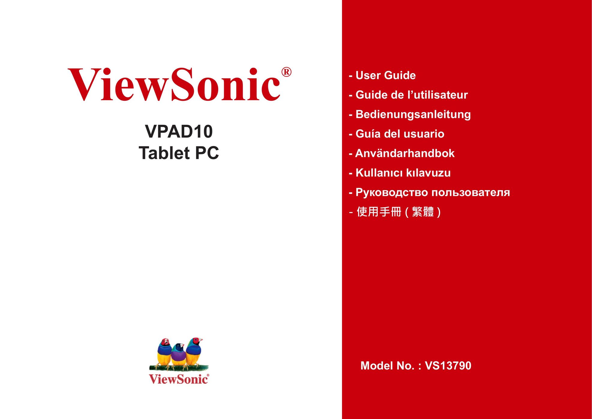 ViewSonic UPC30022 Laptop User Manual