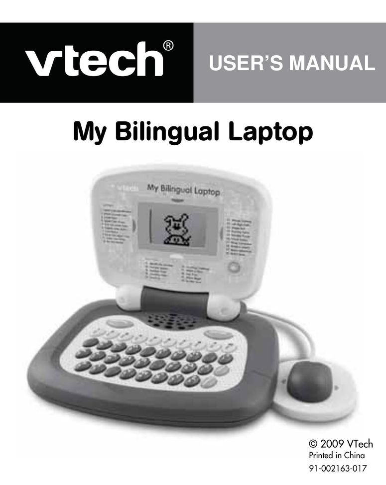 VTech 80-067848 Laptop User Manual