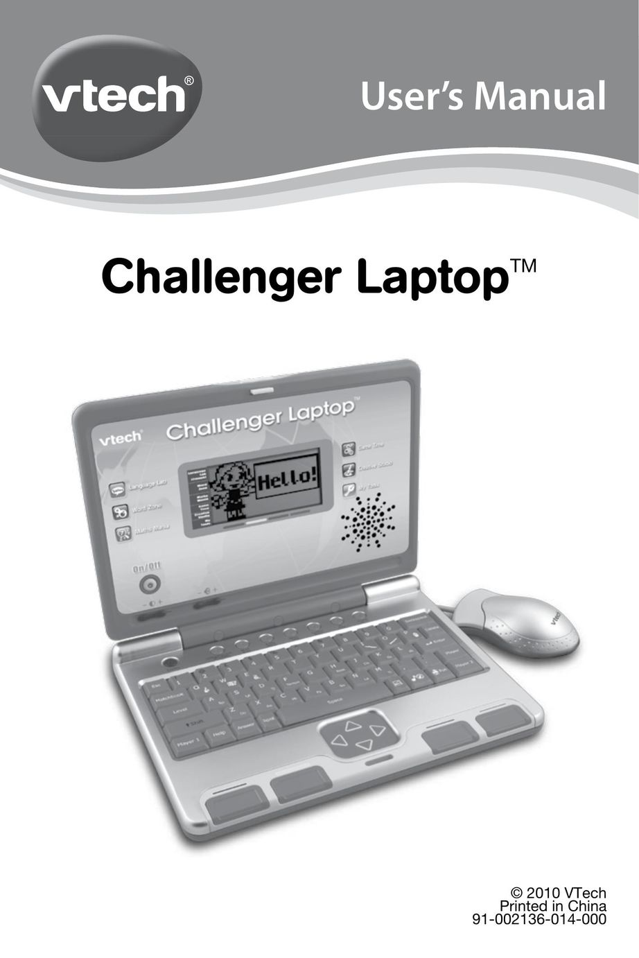 VTech 91-002136-014-000 Laptop User Manual