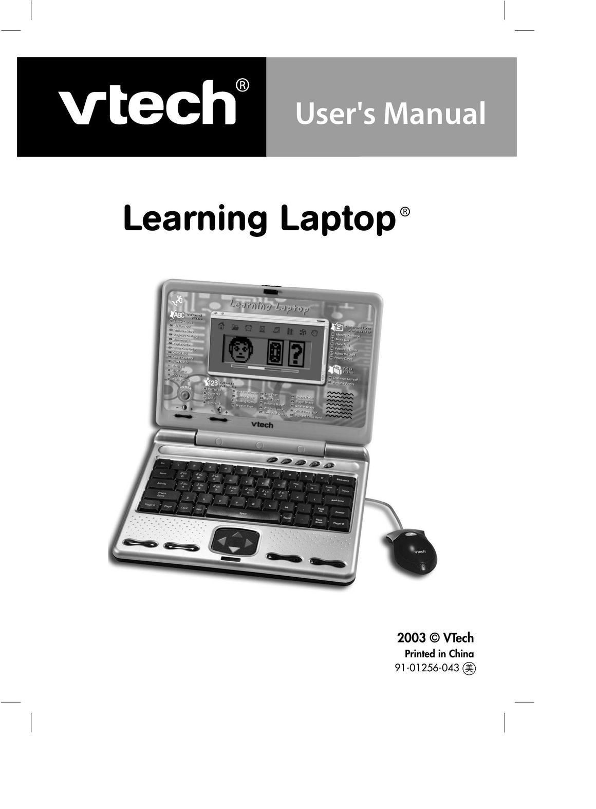 VTech 91-01256-043 Laptop User Manual
