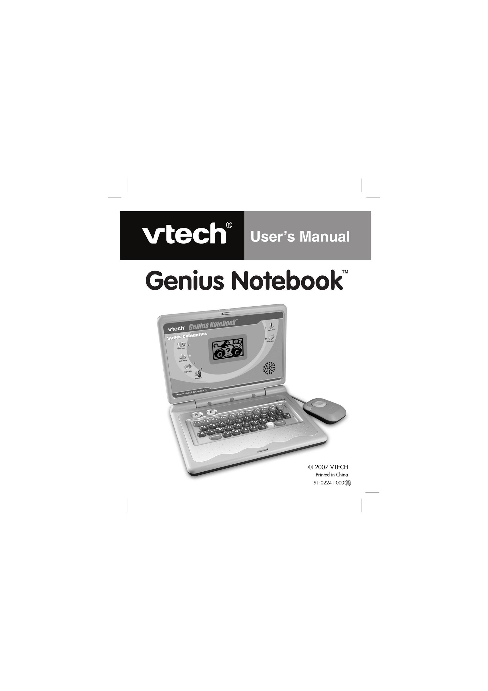VTech 91-02241-000 Laptop User Manual