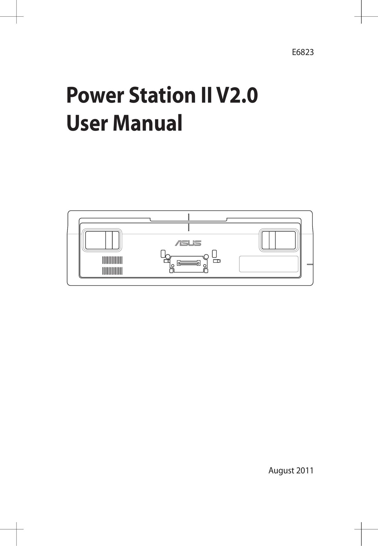 Asus E6823 Laptop Docking Station User Manual