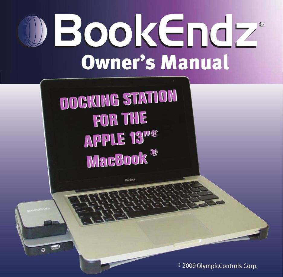 Bookendz BE-10332 Laptop Docking Station User Manual
