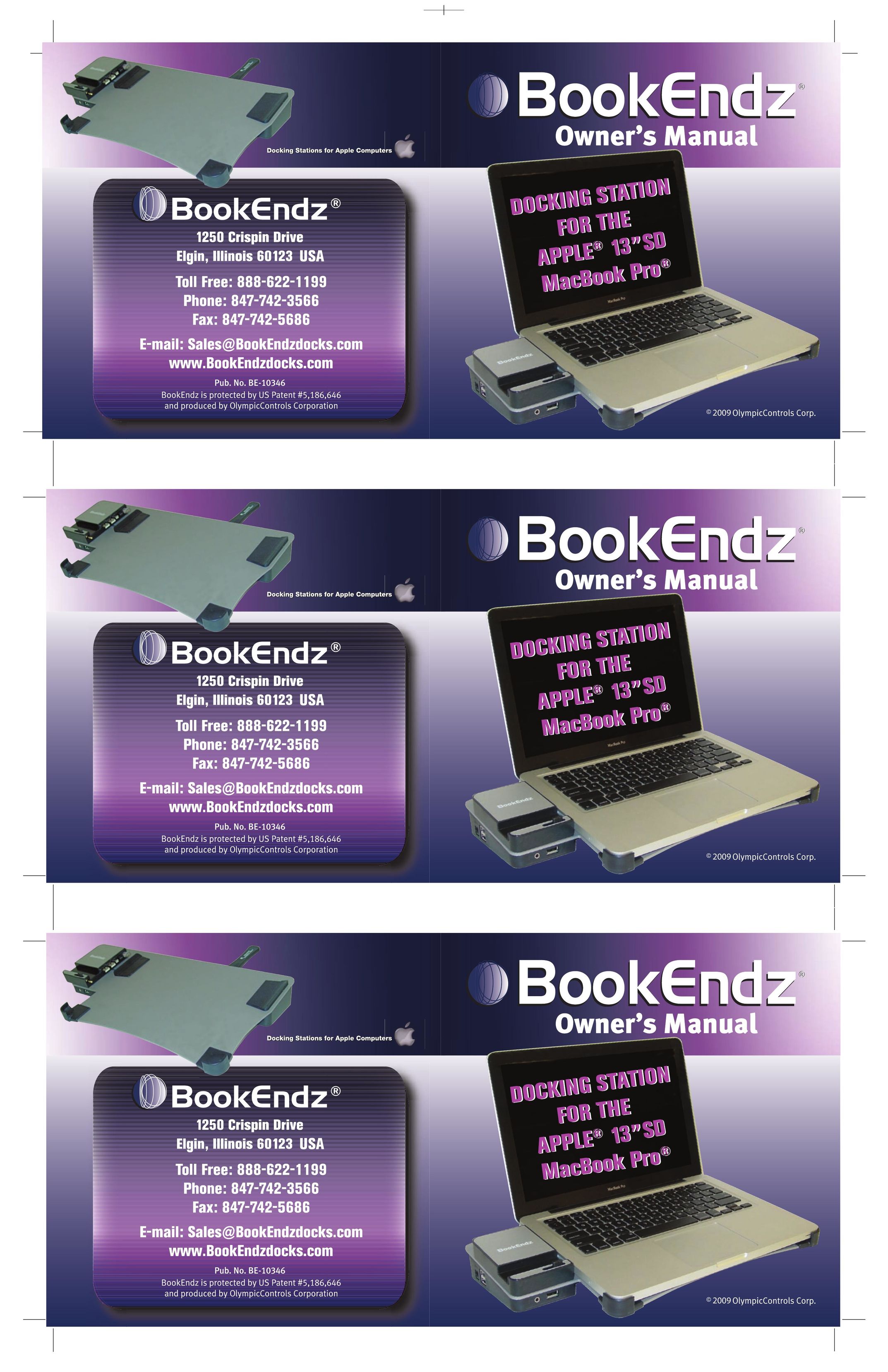 Bookendz BE-10346 Laptop Docking Station User Manual