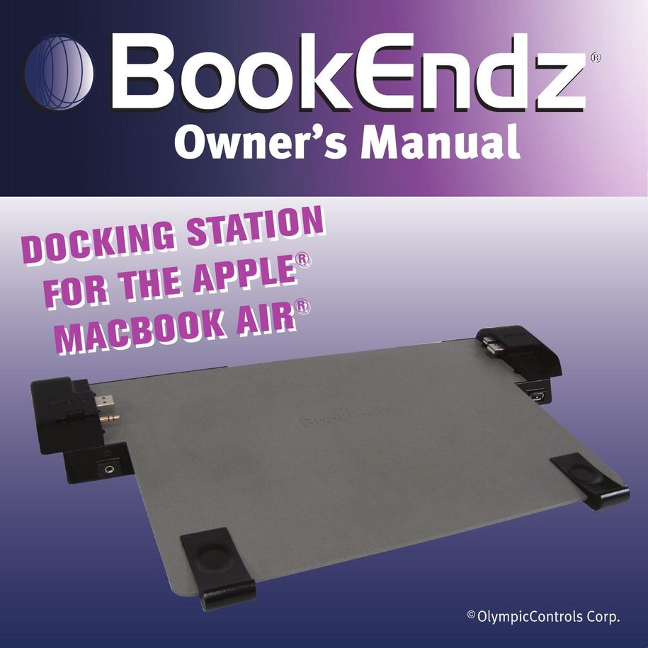 Bookendz BKZBEMBA11 Laptop Docking Station User Manual