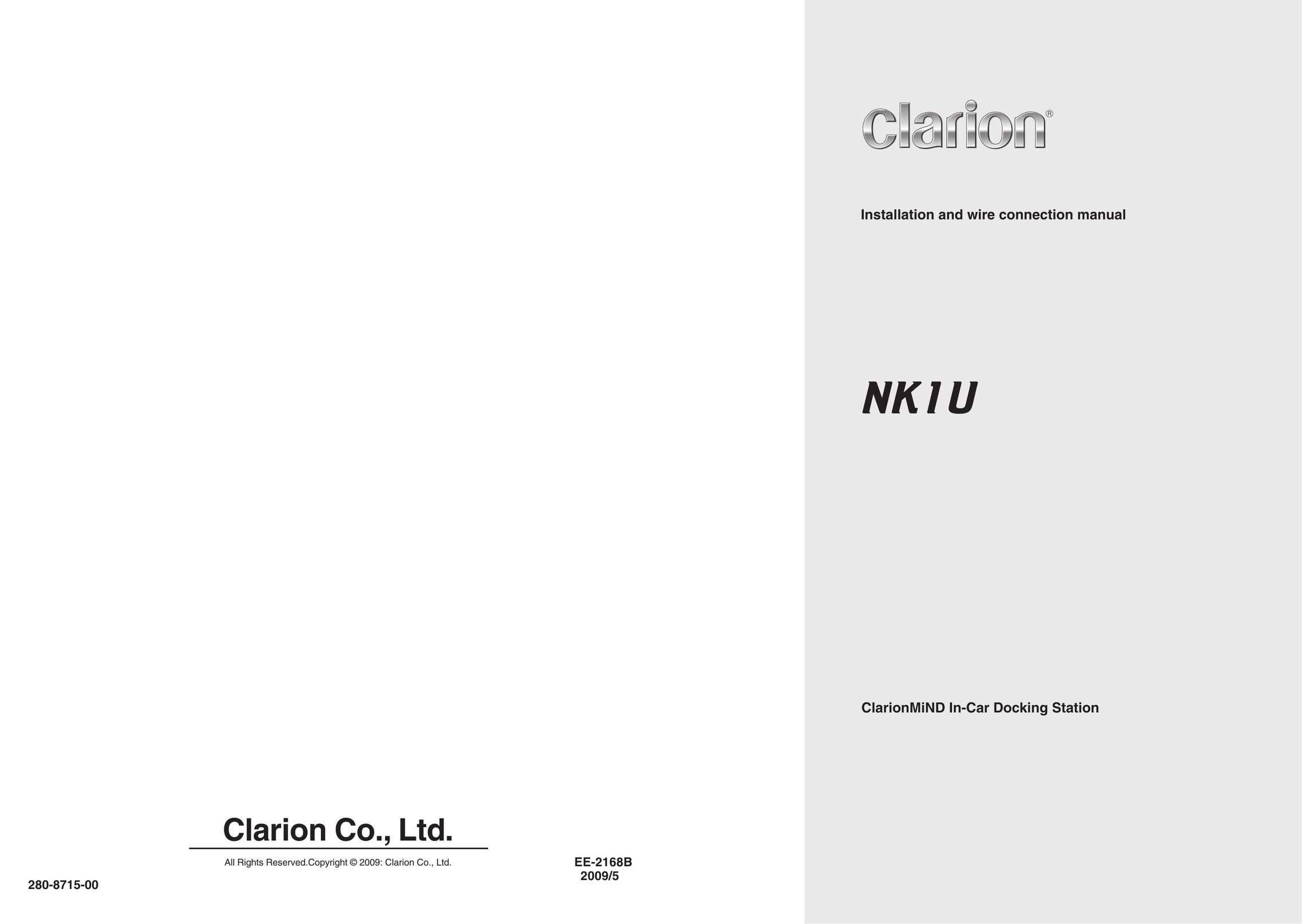 Clarion NK1U Laptop Docking Station User Manual