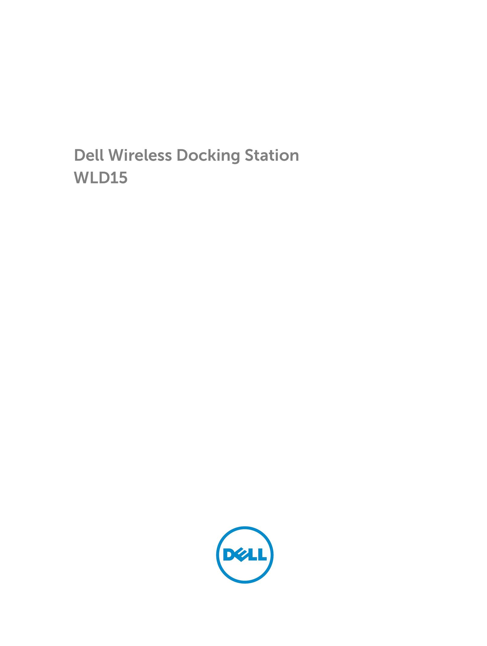 Dell WLD15 Laptop Docking Station User Manual
