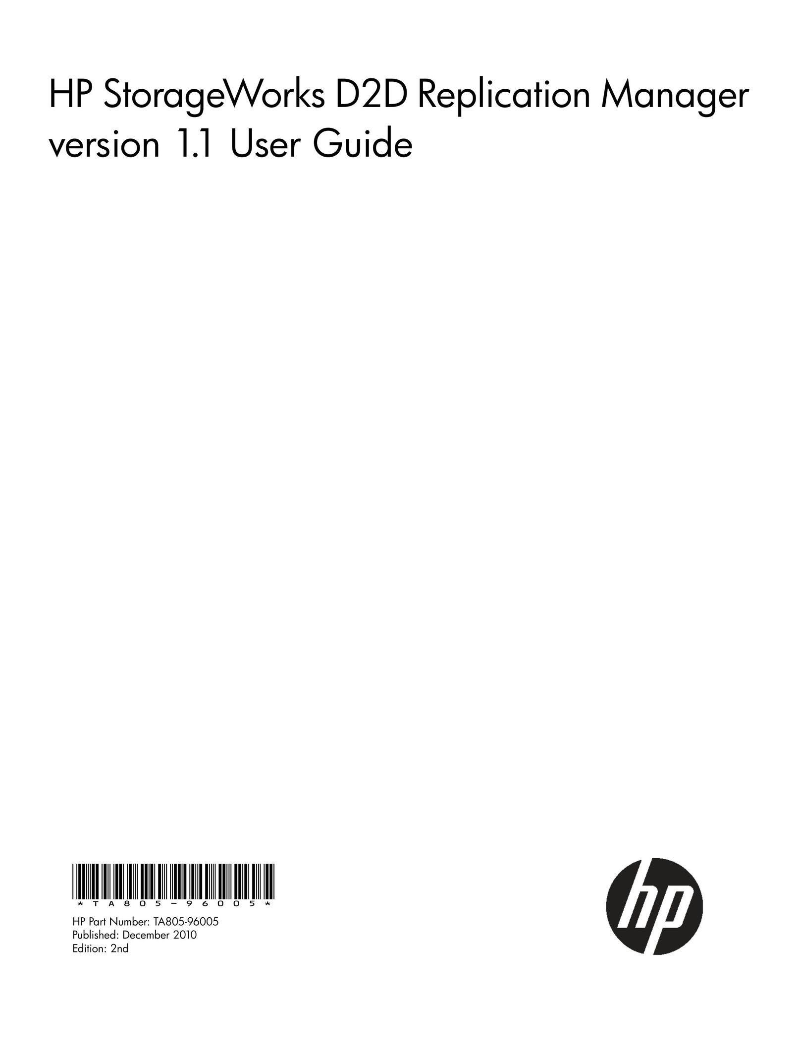 HP (Hewlett-Packard) D2D Laptop Docking Station User Manual