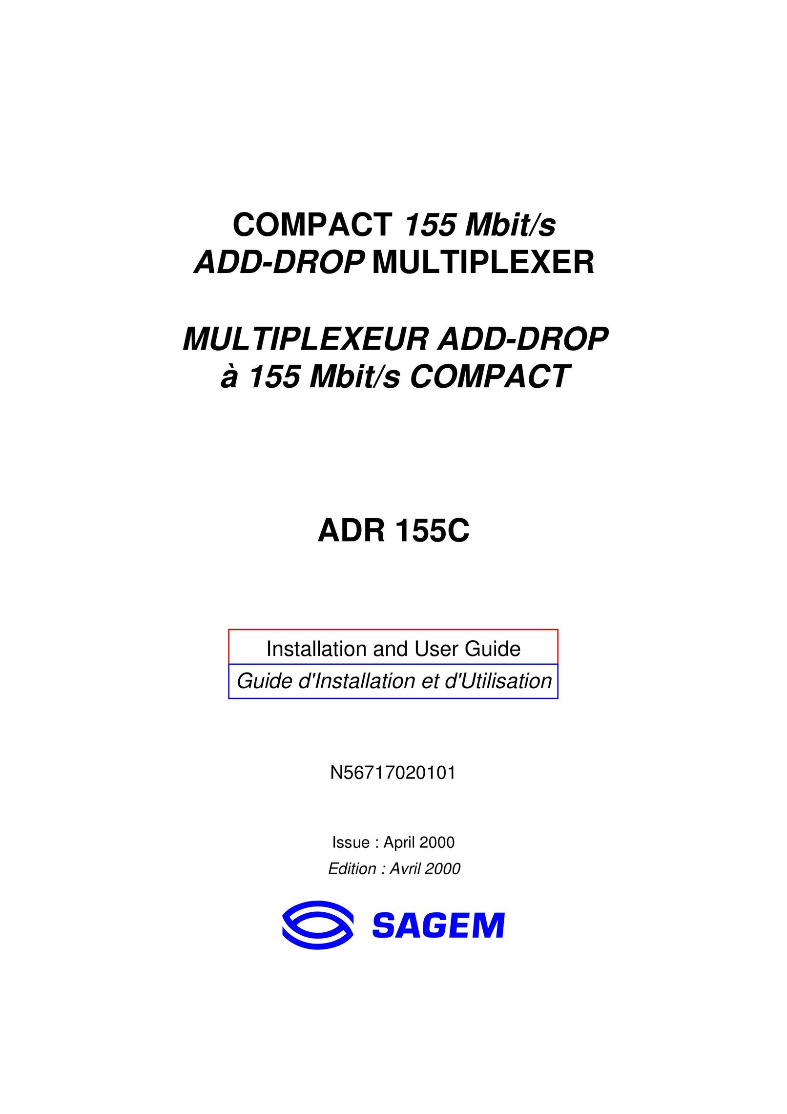 Sagem ADR 155C Laptop Docking Station User Manual