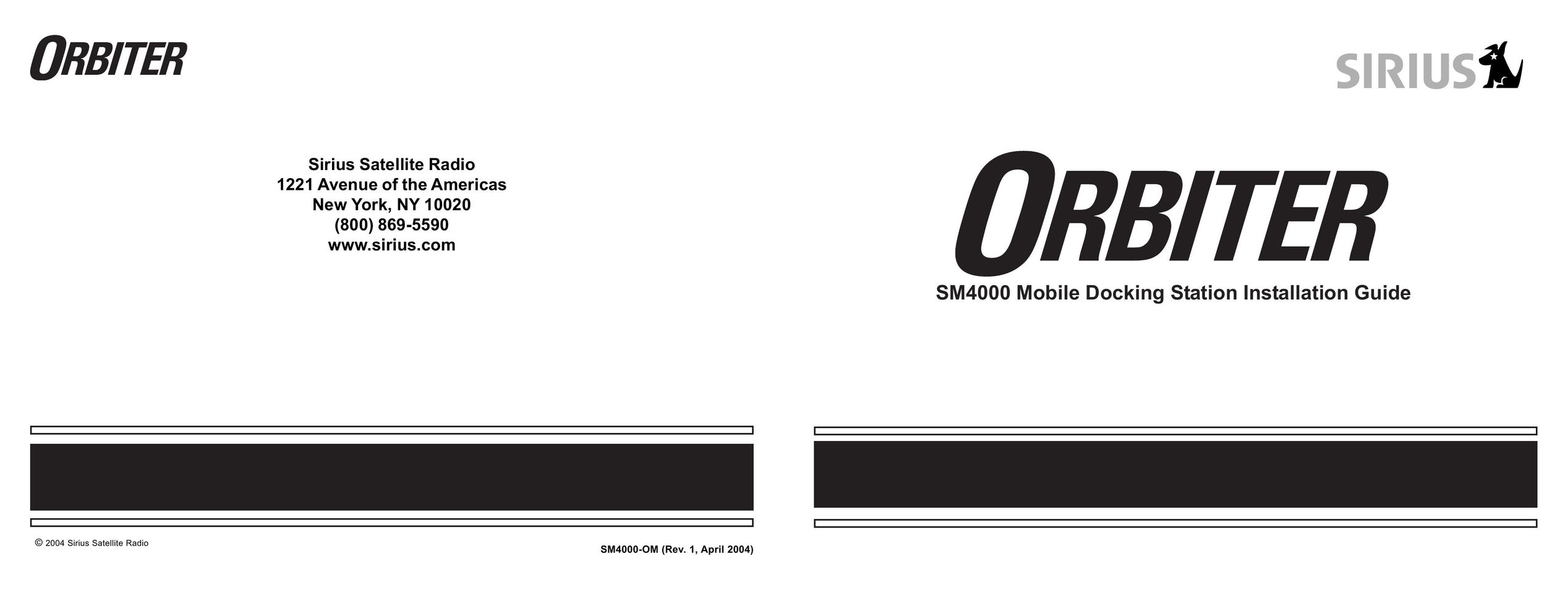 Sony SM4000 Laptop Docking Station User Manual