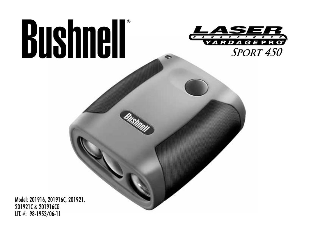 Bushnell 201916 Laser Pointer User Manual