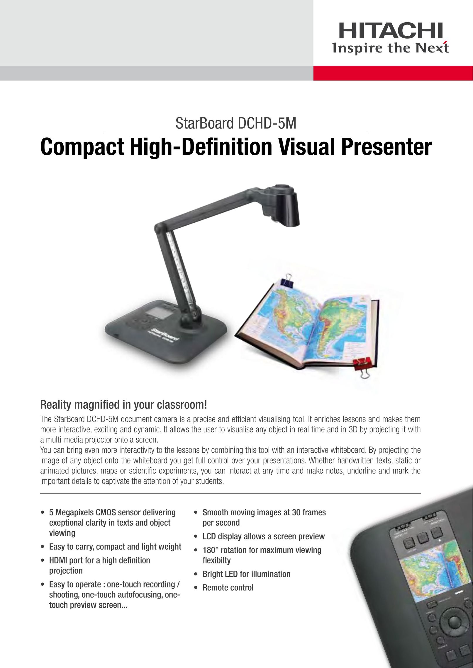 Hitachi DCHD-5M Laser Pointer User Manual