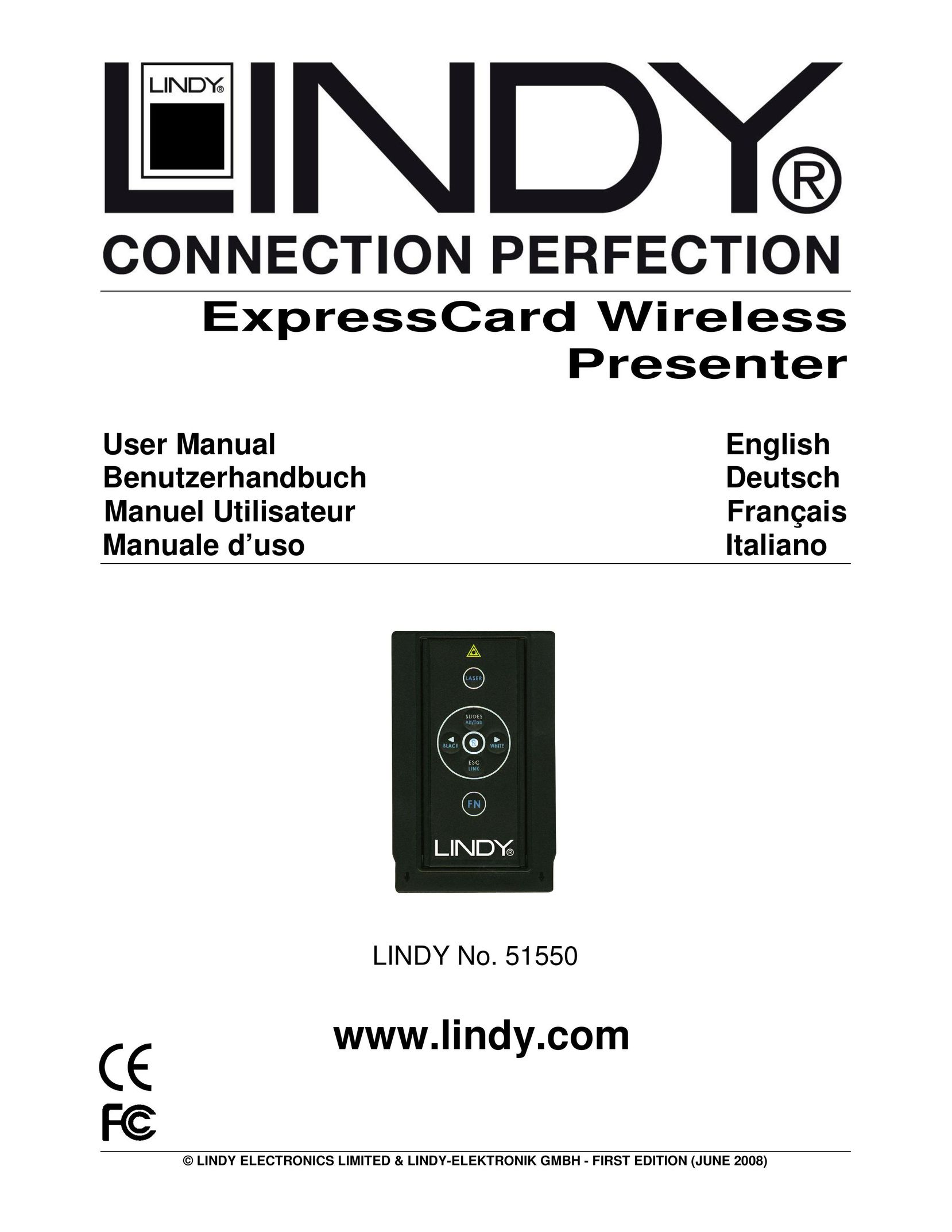 Lindy 51550 Laser Pointer User Manual