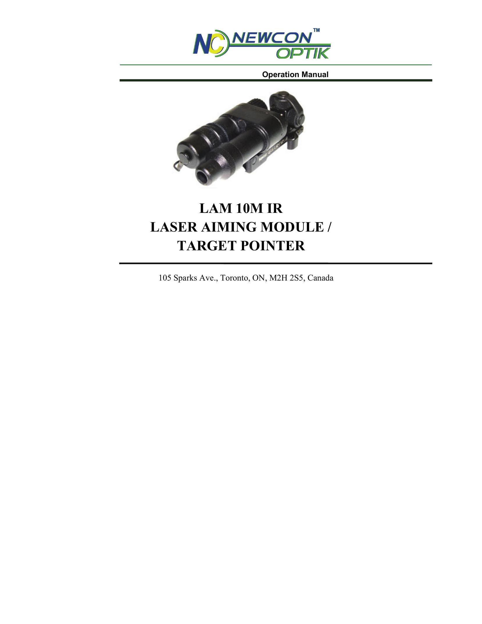 Newcon Optik LAM 10M IR Laser Pointer User Manual