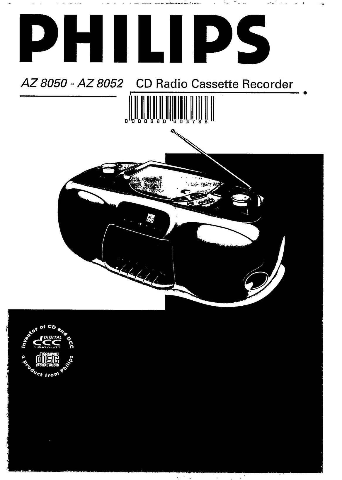 Magnavox AZ8052 Microcassette Recorder User Manual