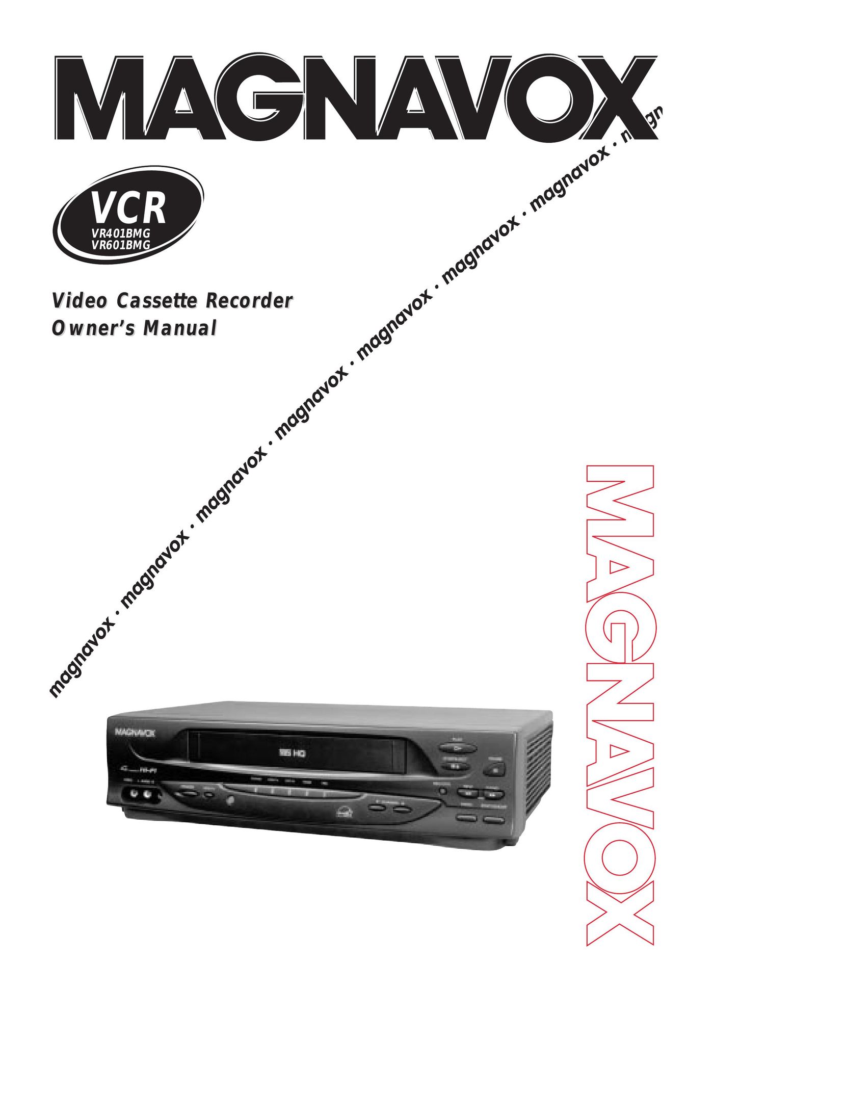 Magnavox VR401BMG Microcassette Recorder User Manual