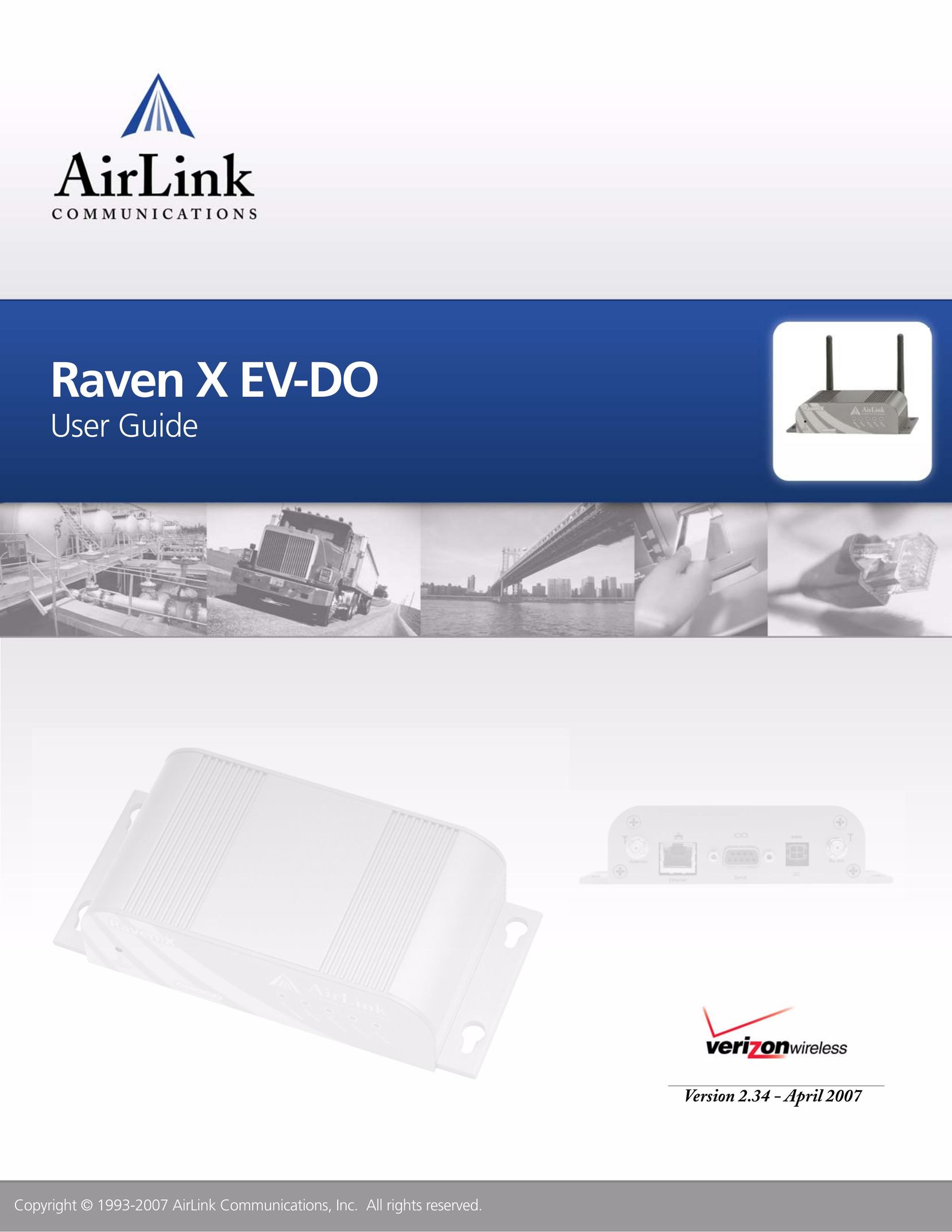 Airlink X EV-DO Modem User Manual