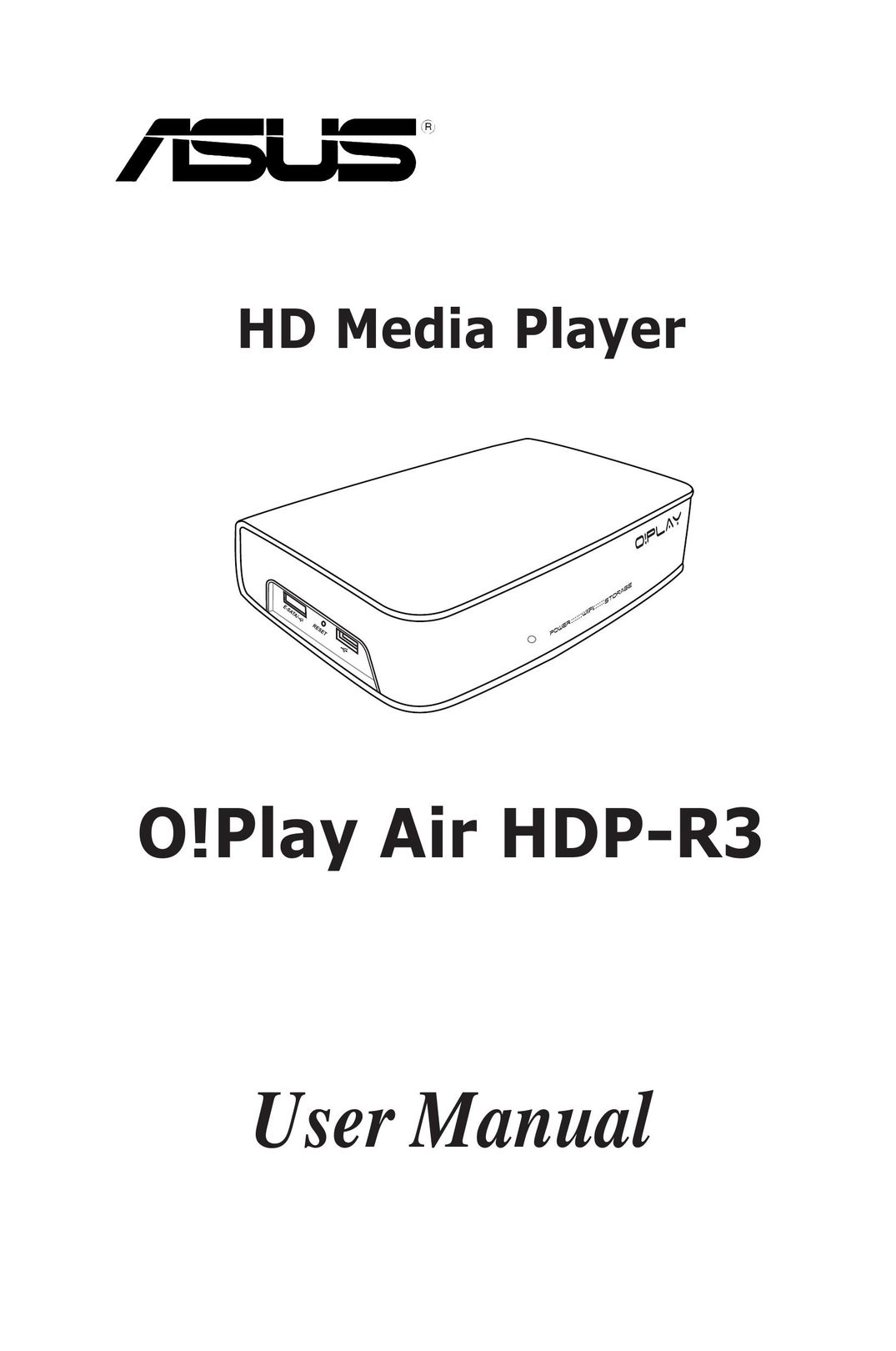 Asus HDP-R3 Modem User Manual
