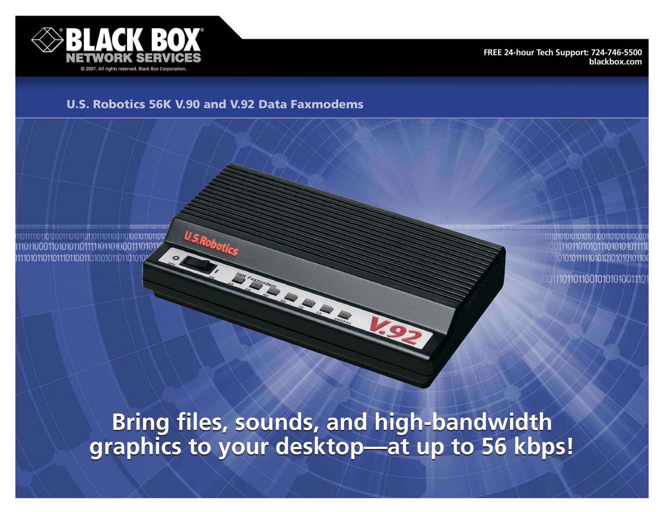 Black Box V.92 Modem User Manual