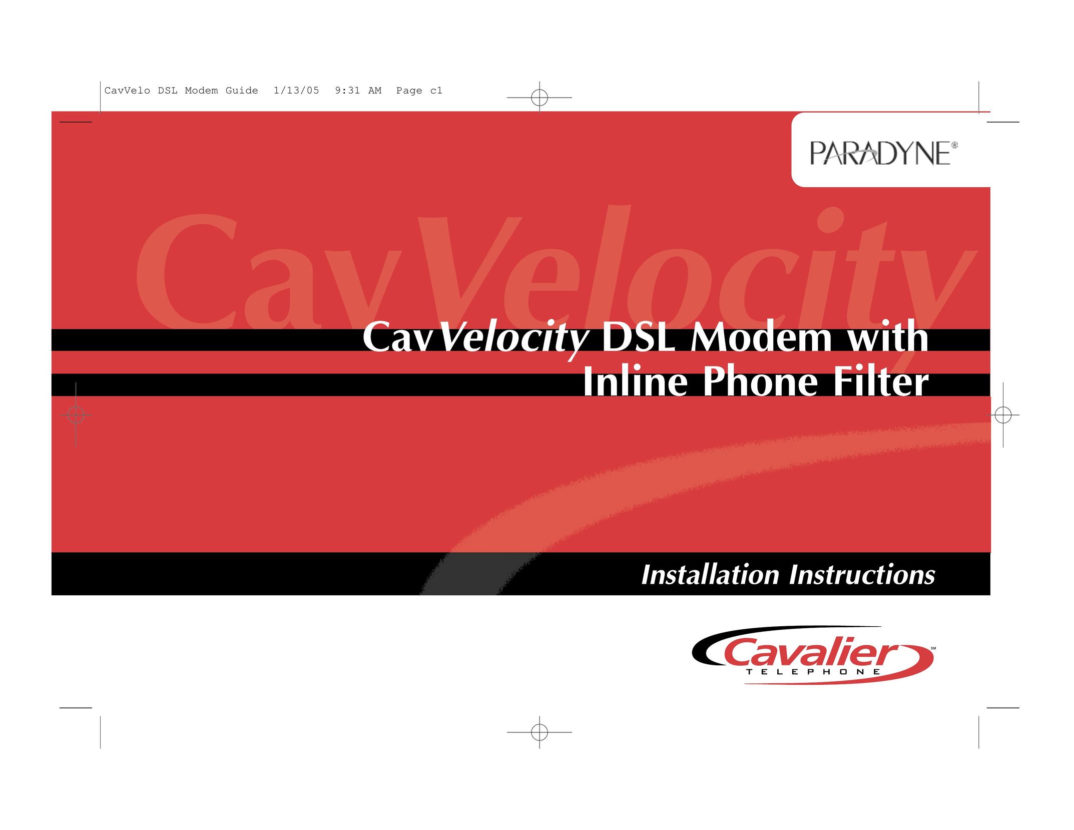 Cavalier 6381 Modem User Manual