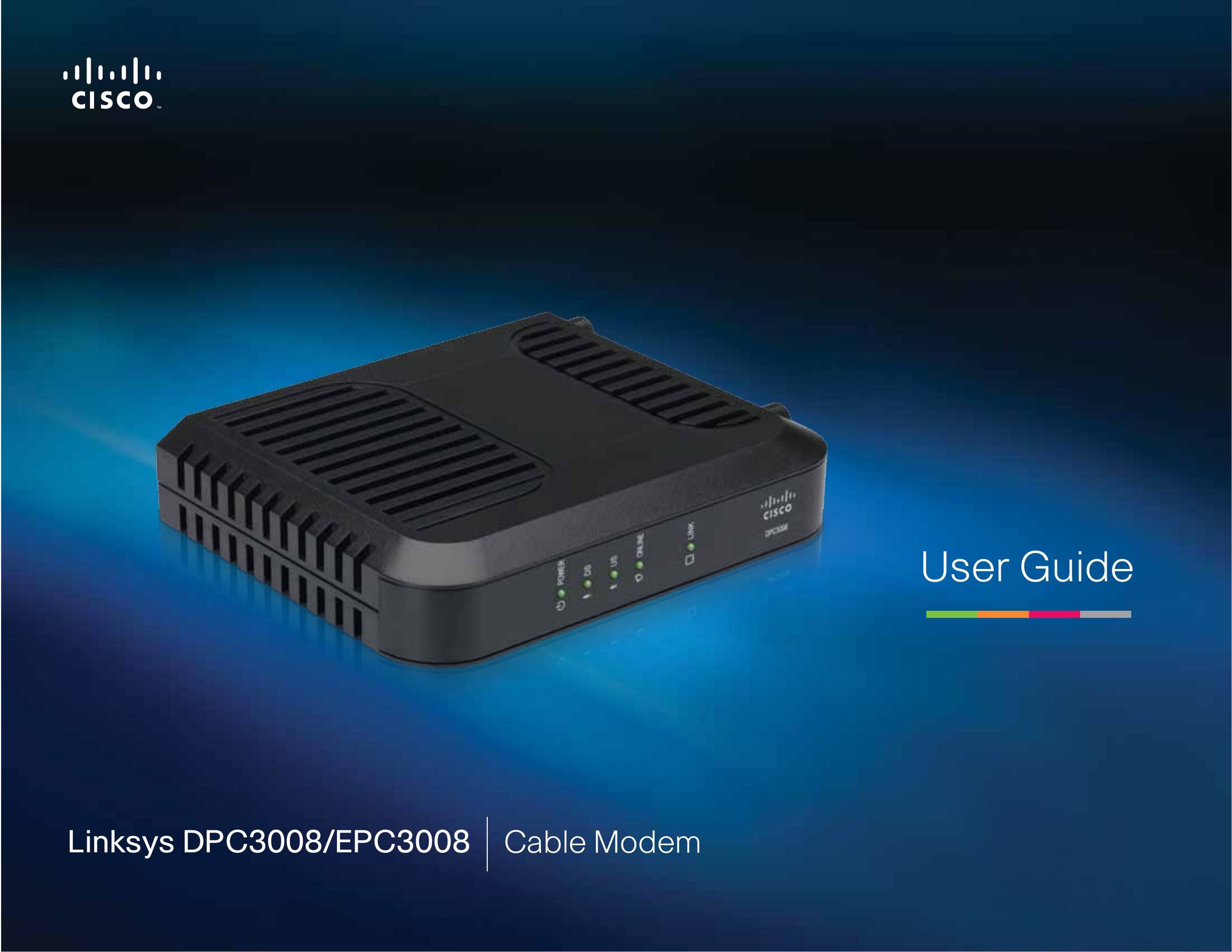 Cisco Systems DPC3008CC Modem User Manual