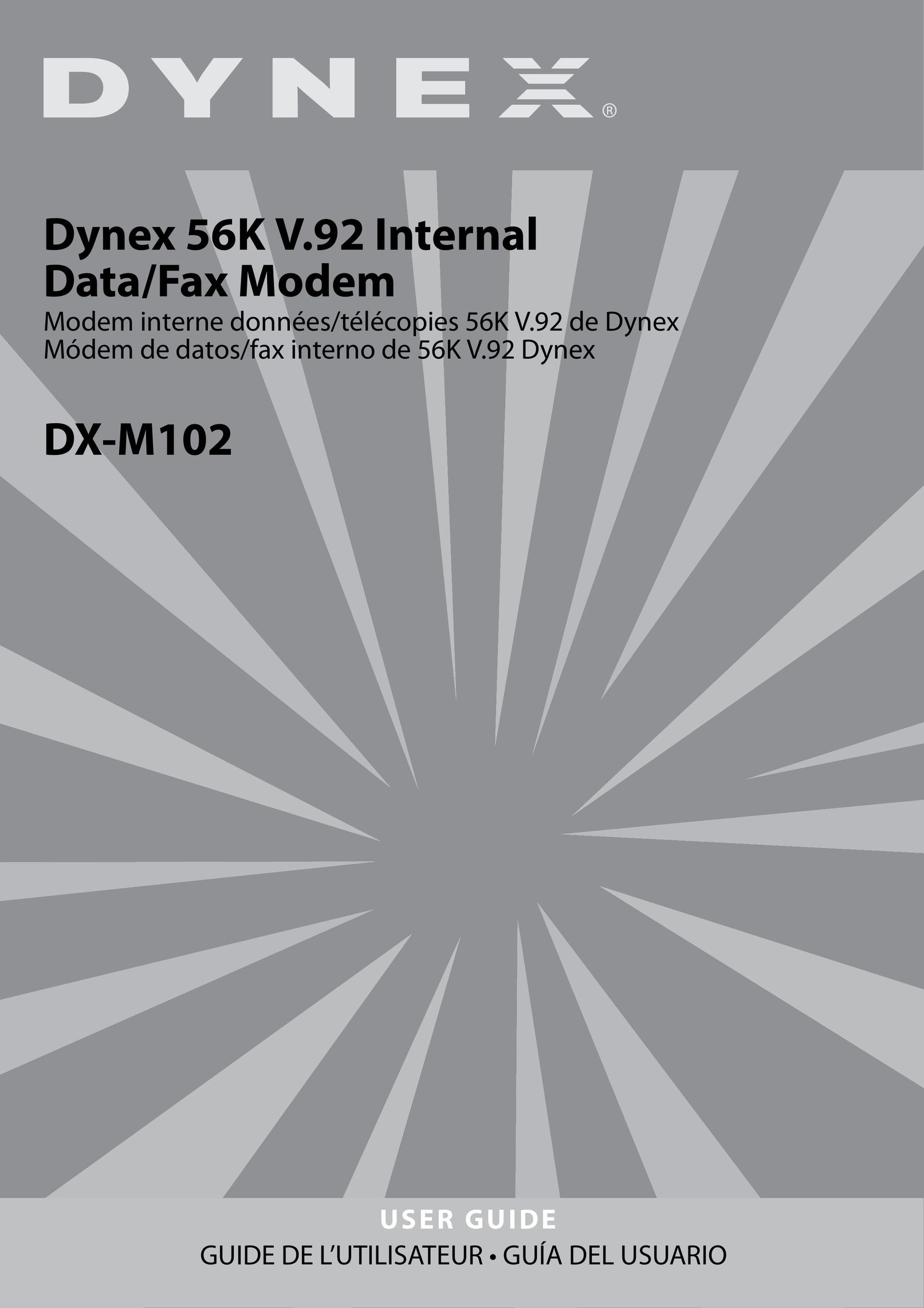 Dynex DX-M102 Modem User Manual