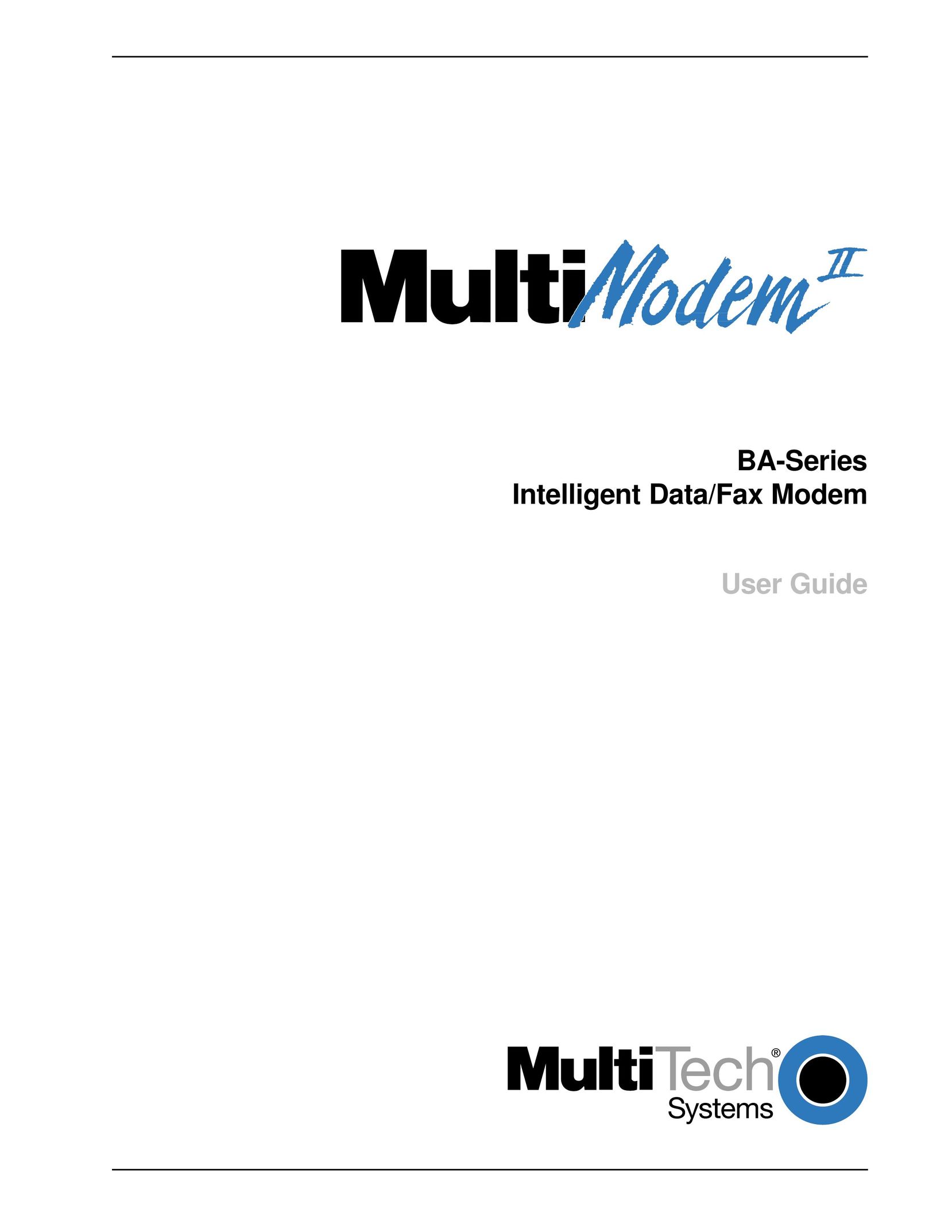 Multitech MT2834BA Modem User Manual