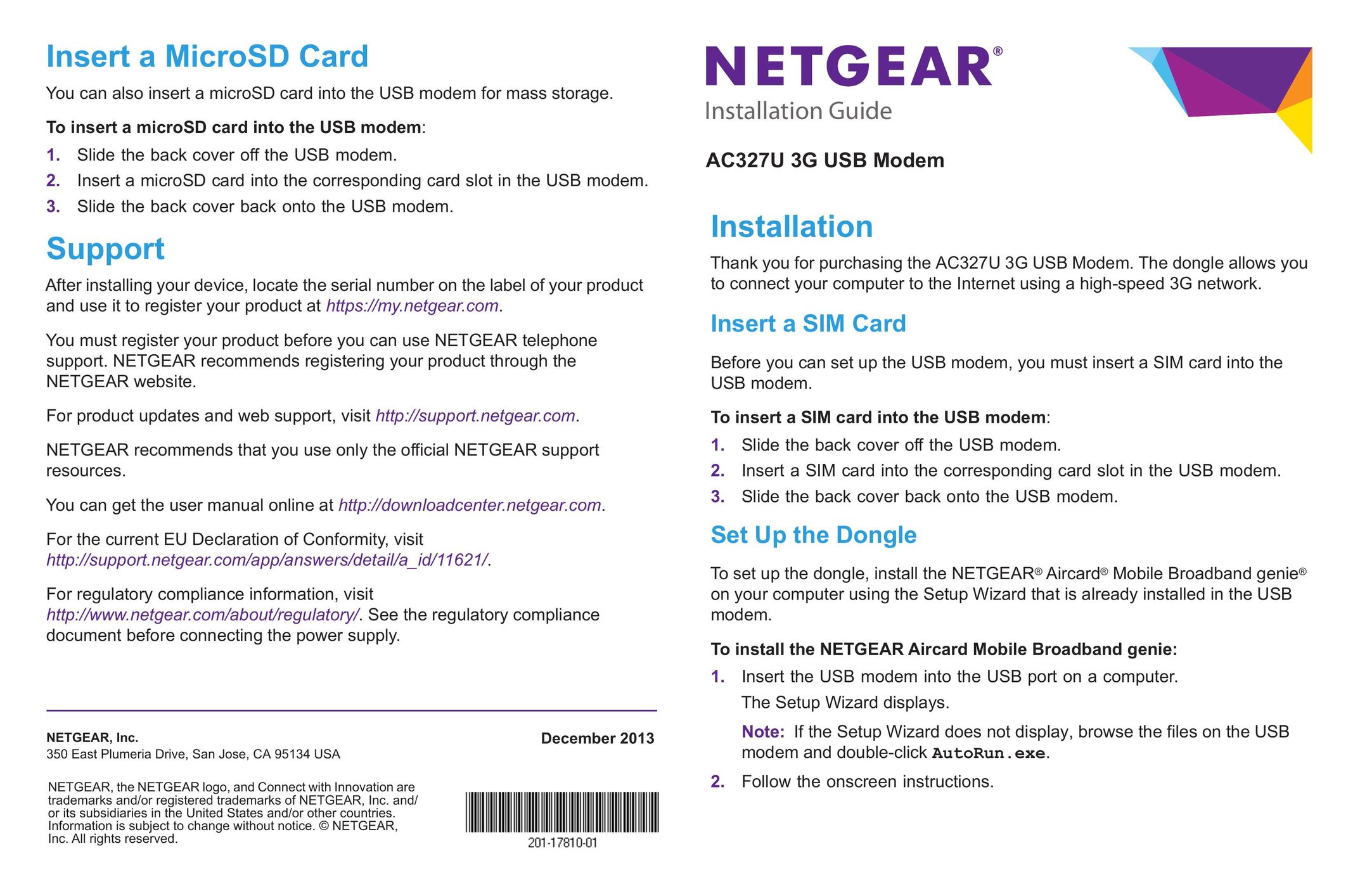 NETGEAR AC327U Modem User Manual