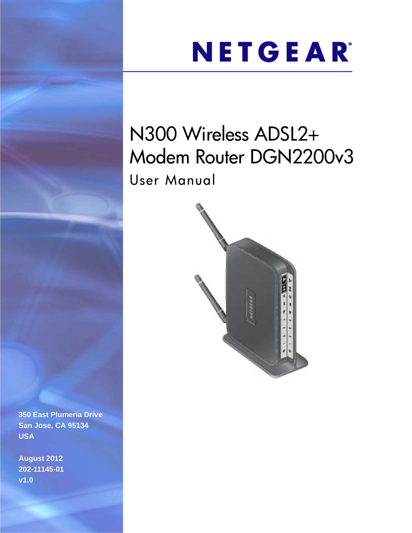 NETGEAR DGN2200V3 Modem User Manual