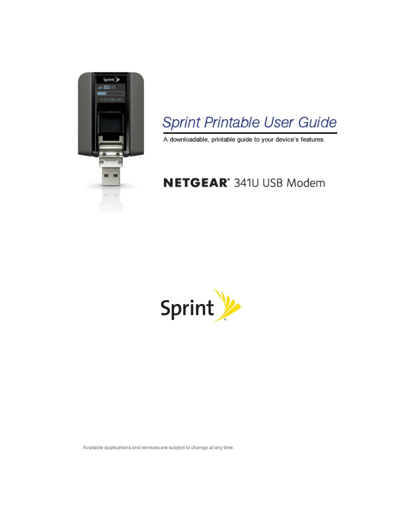 NETGEAR NETGEAR 341U Modem User Manual