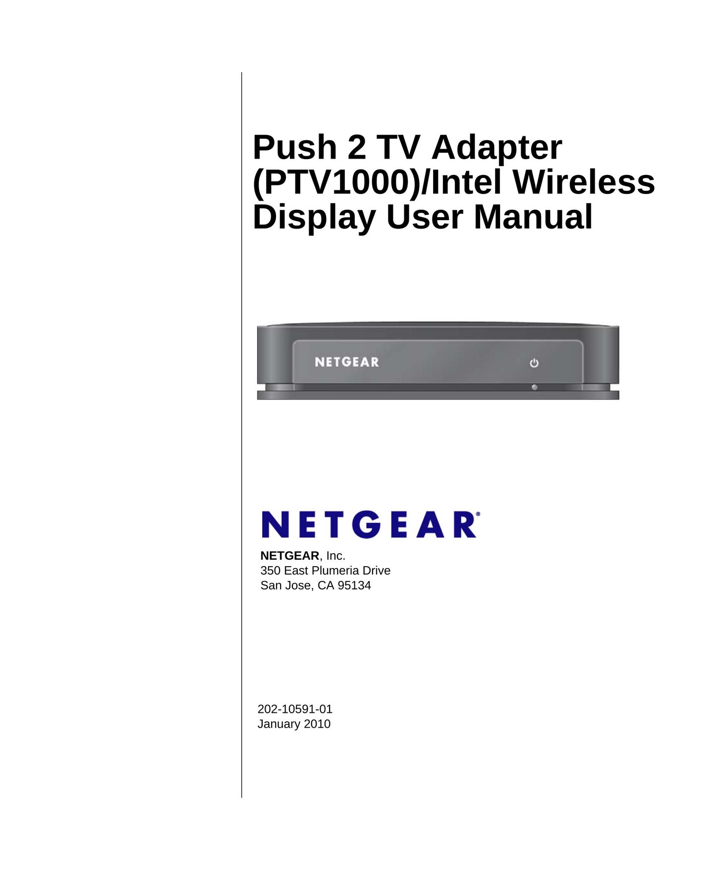 NETGEAR PTV1000 Modem User Manual