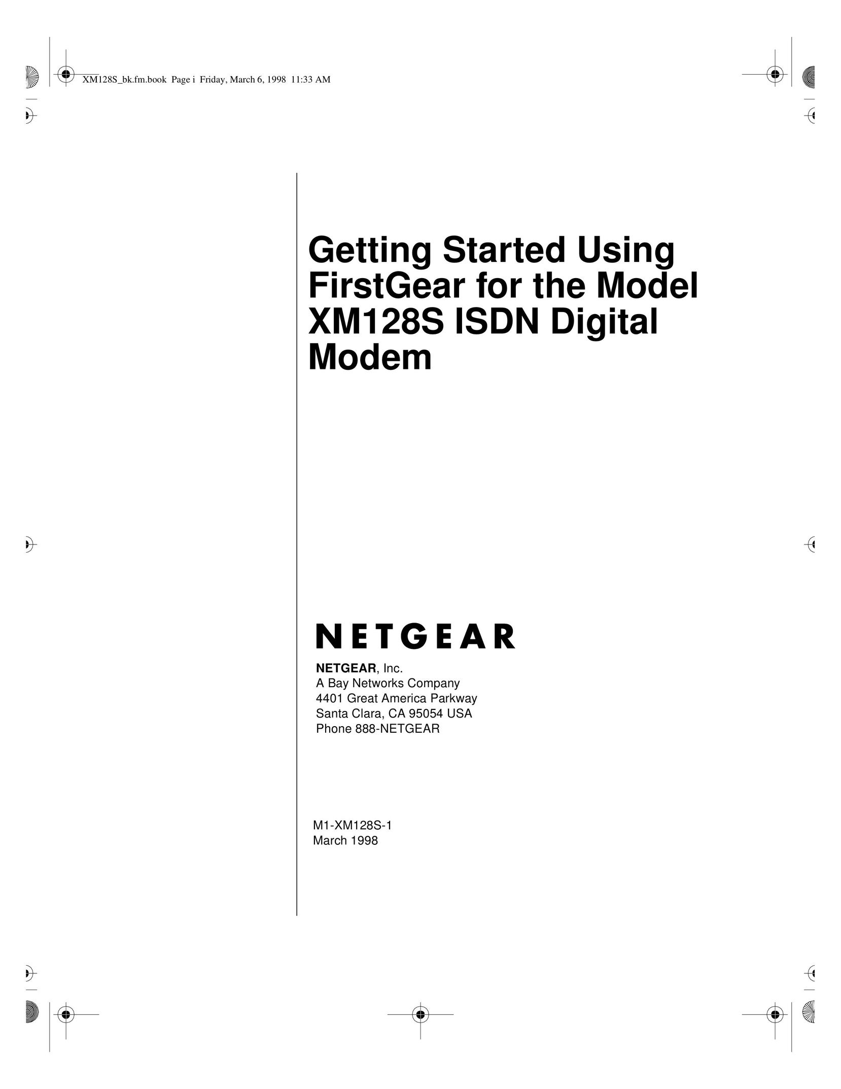 NETGEAR XM128S Modem User Manual