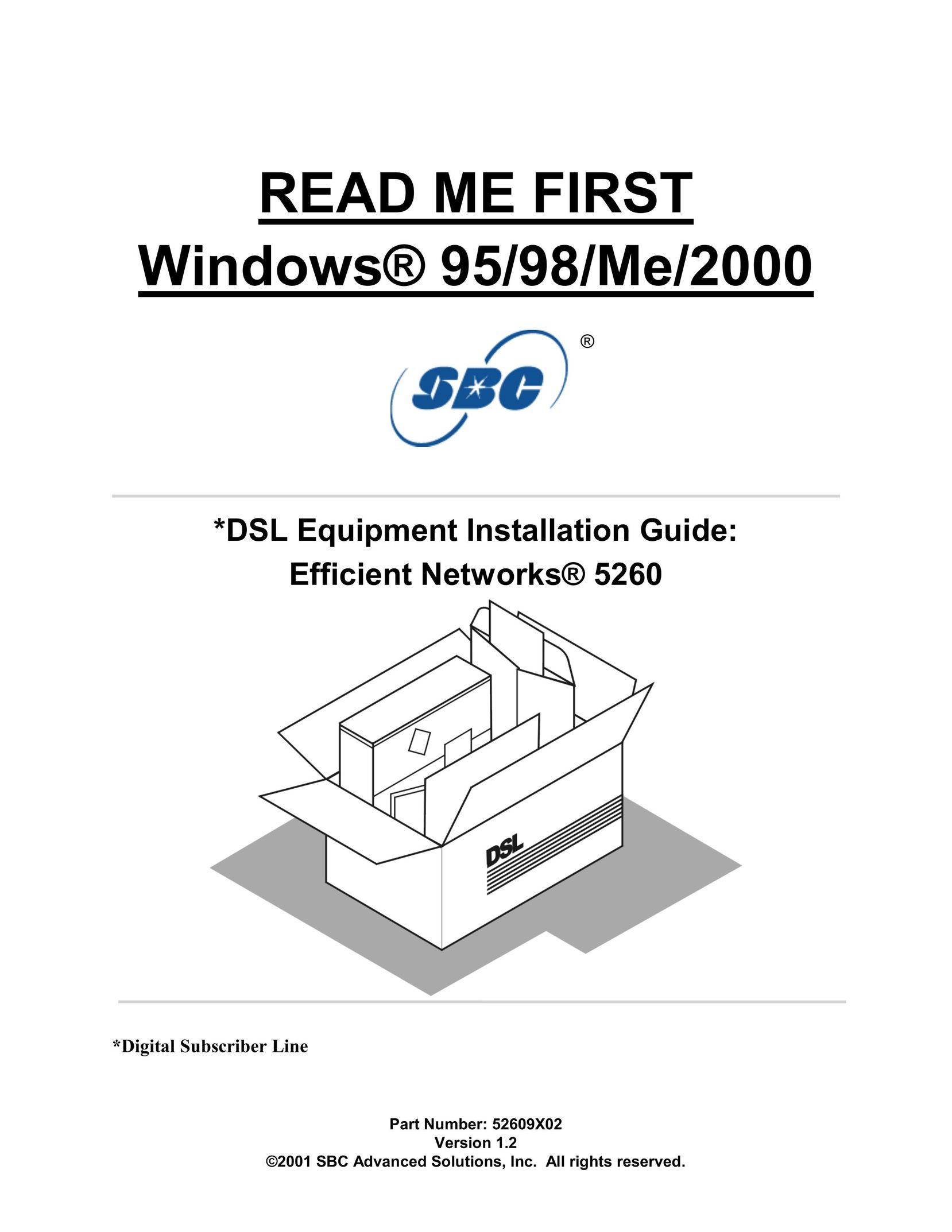 SBC comm 52609x02 Modem User Manual