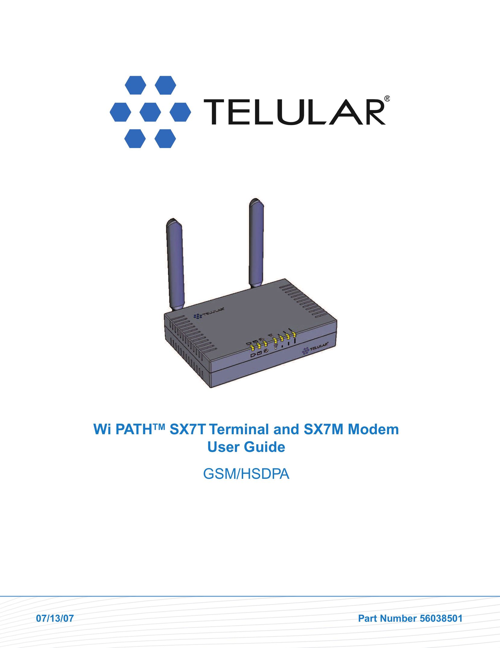 Telular SX7M Modem User Manual