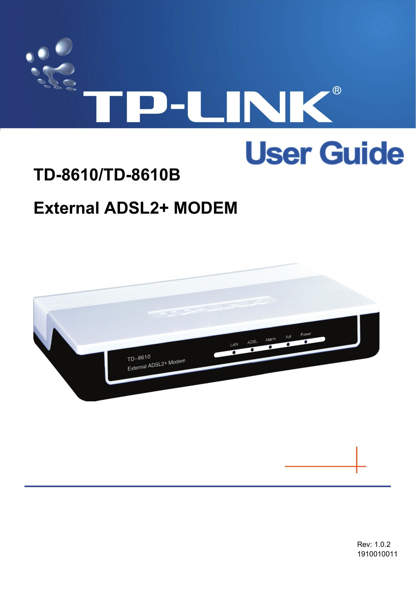TP-Link TD-8610 Modem User Manual