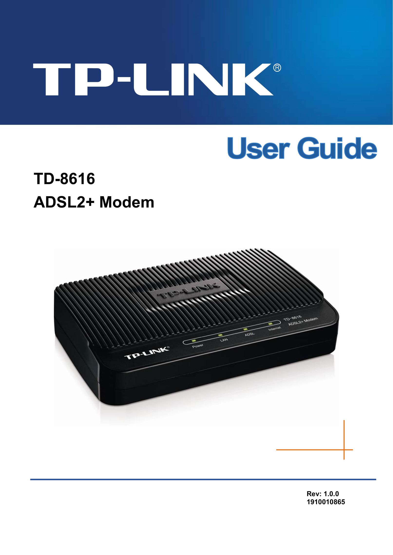 TP-Link TD-8616 Modem User Manual
