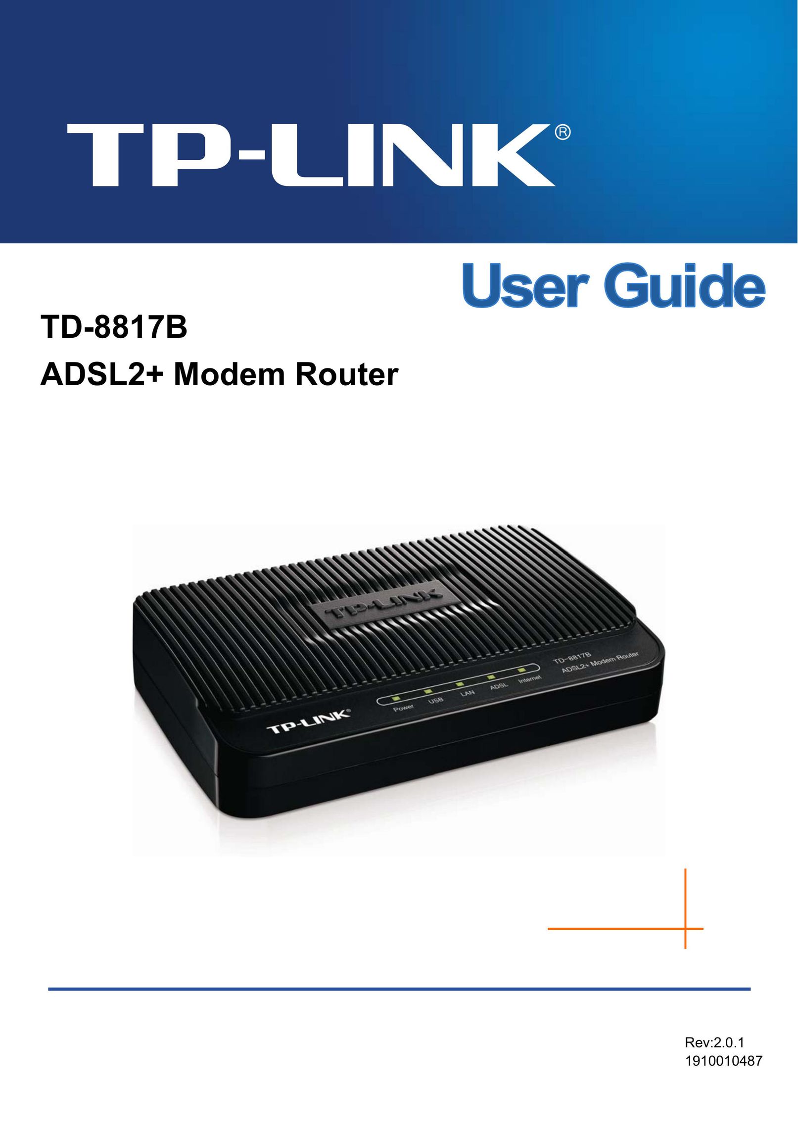 TP-Link TD-8817B Modem User Manual