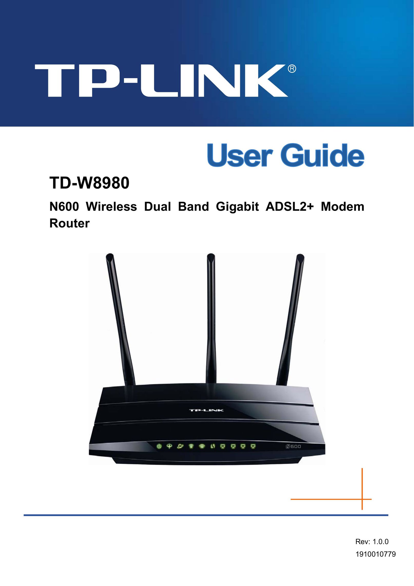 TP-Link TD-W8980 Modem User Manual