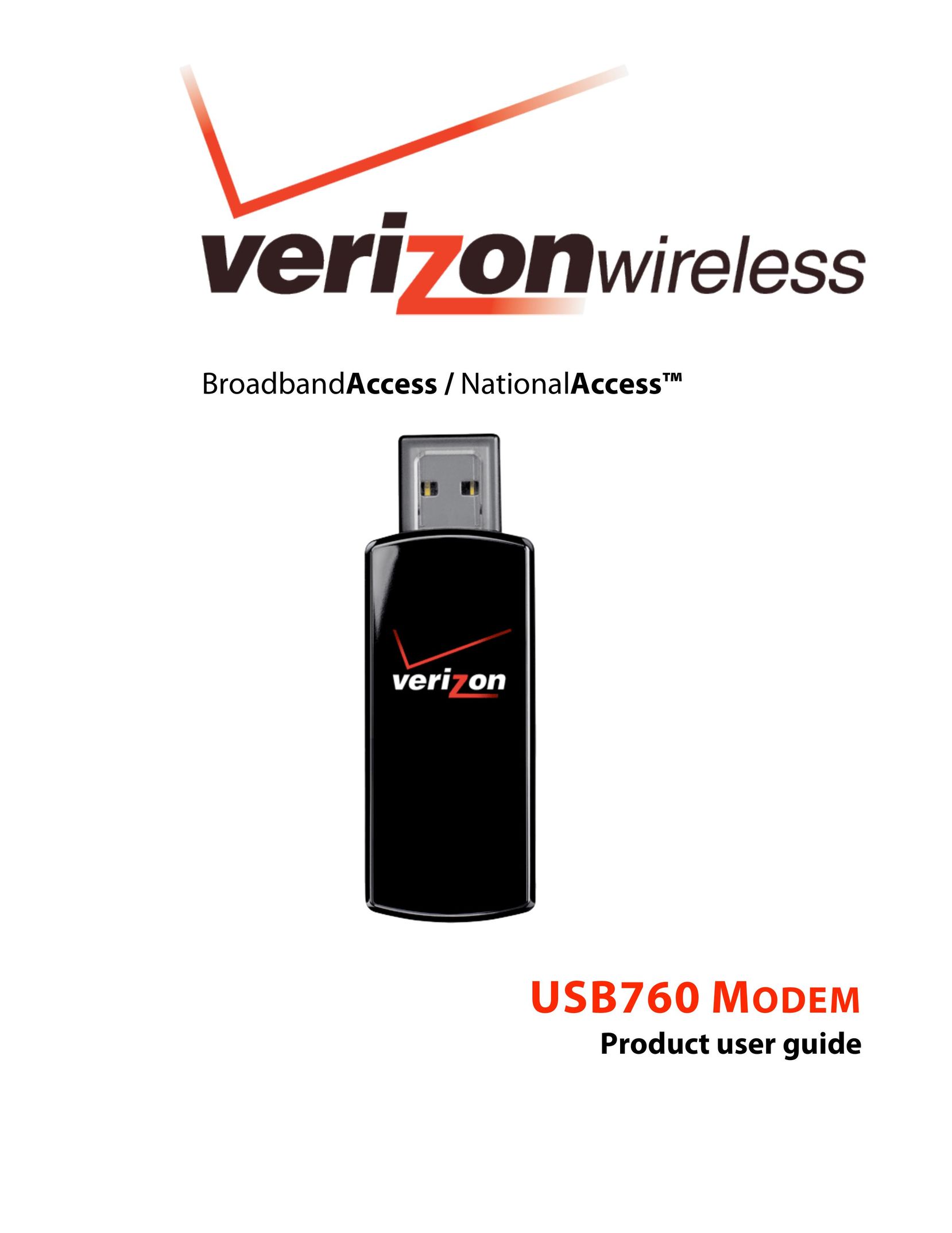 Verizon USB760 Modem User Manual