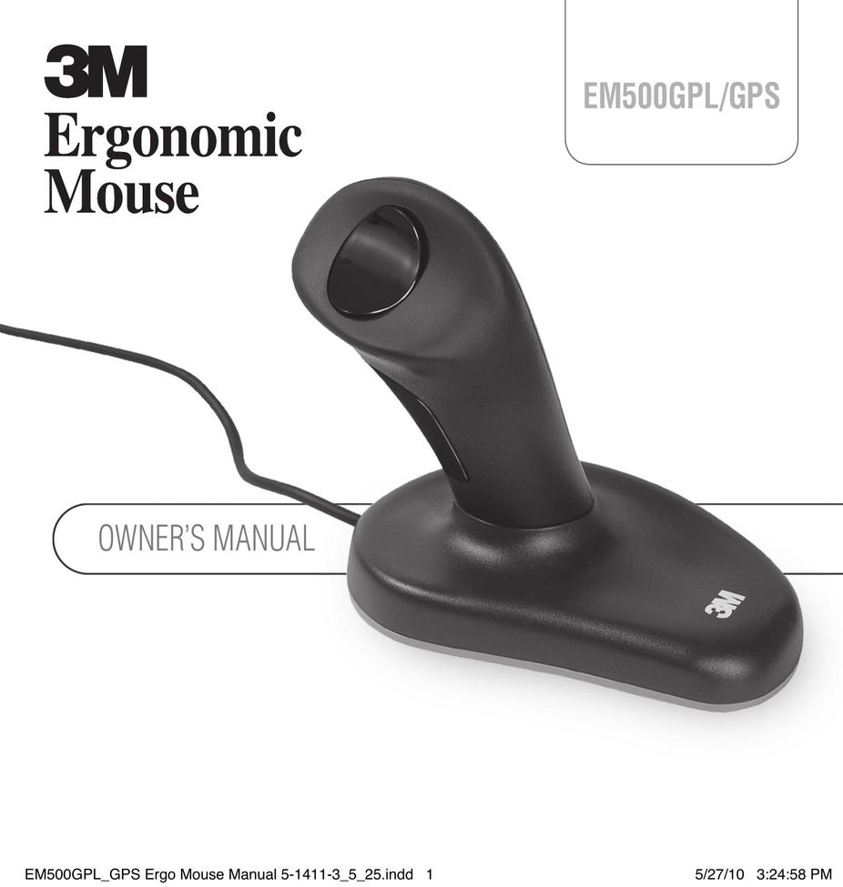 3M EM500GPL/GPS Mouse User Manual