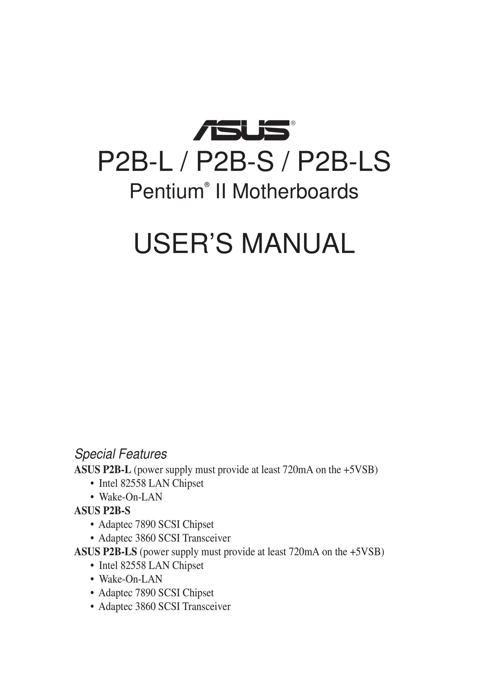 Asus P2B-L Mouse User Manual