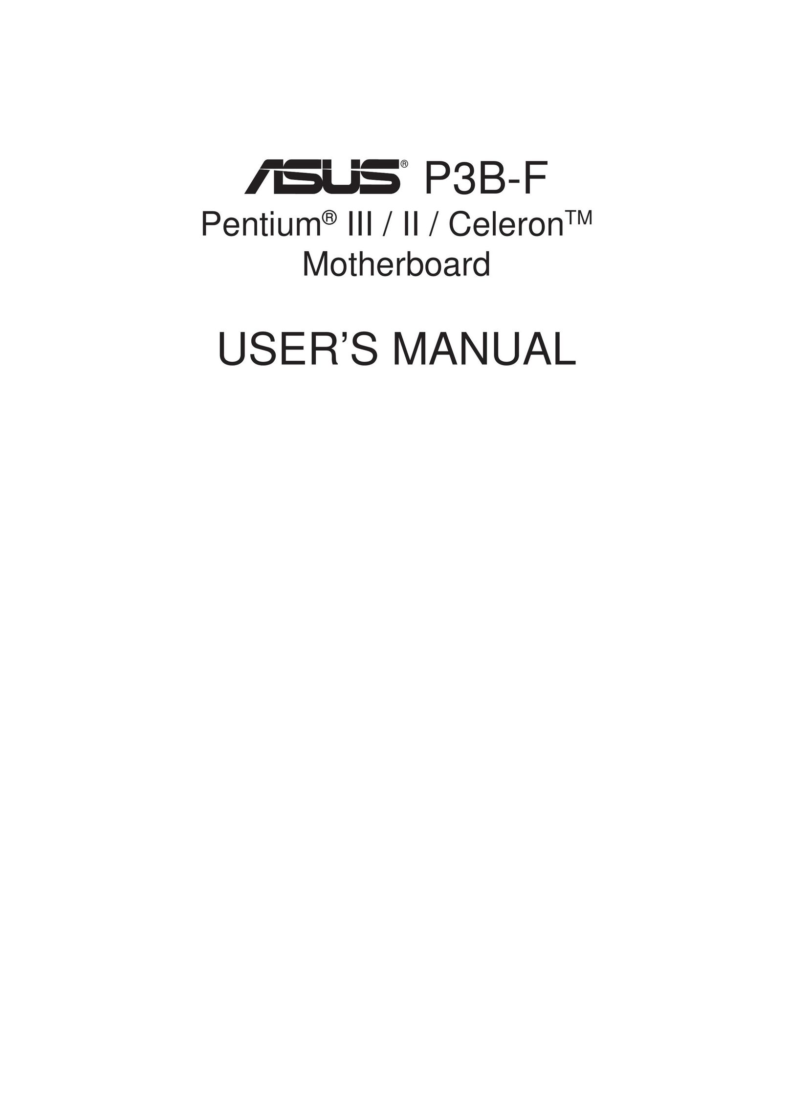 Asus P3B-F Mouse User Manual
