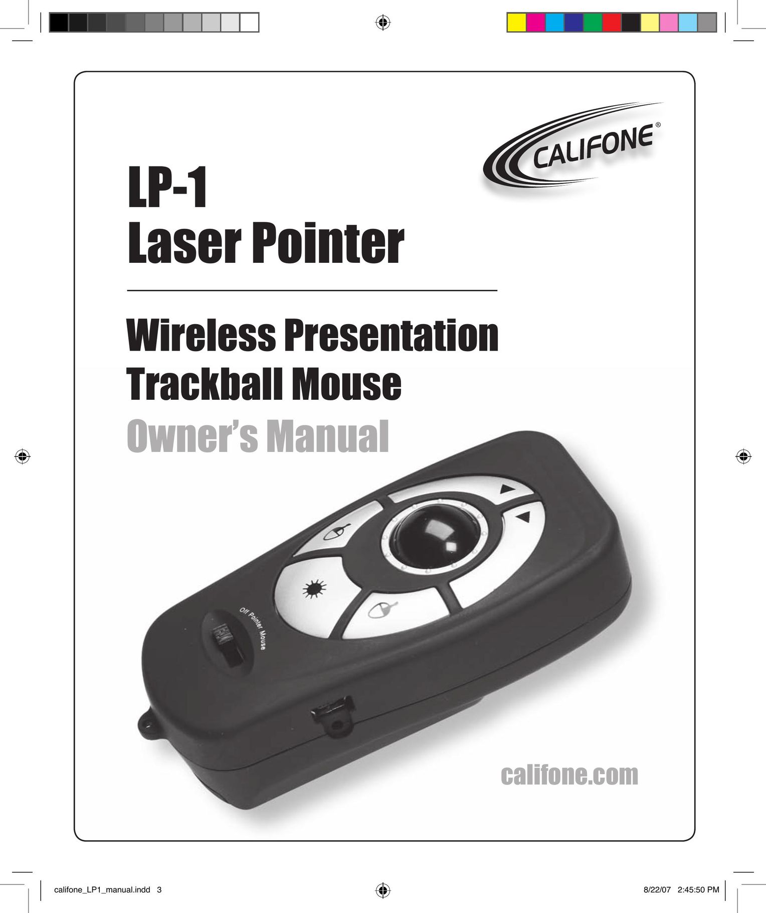 Califone LP-1 Mouse User Manual